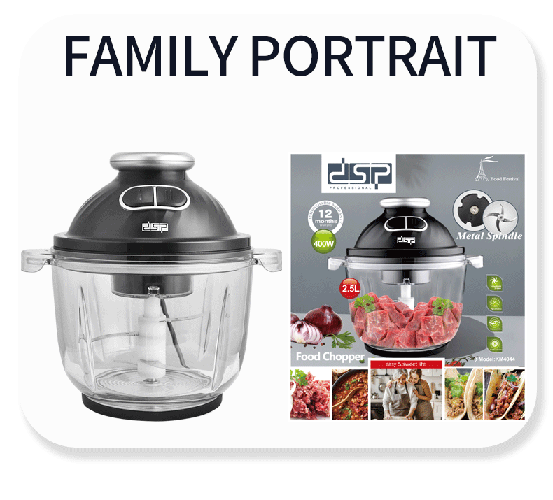 DSP DSP Meat Grinder Cross-Border Household Small Electric Stuffing Minced Vegetables Meat Mixer Automatic Cooking Machine