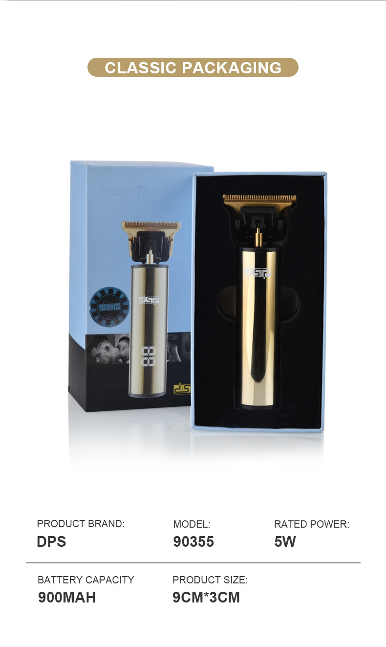 DSP DSP Electric Hair Clipper Men's Household Mini USB Rechargeable Haircut Set Professional Oil Head Electric Clipper DSP DSP Electric Hair Clipper Men's Household Mini USB Rechargeable Haircut Set Professional Oil Head Electric Clipper