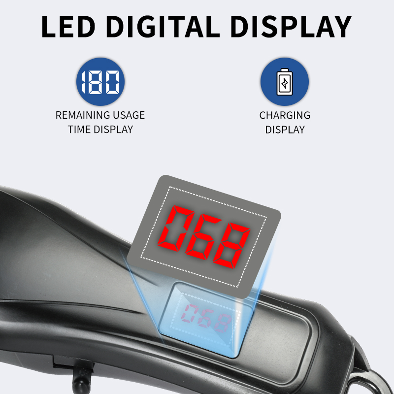 DSP DSP Cross-Border New Household Electric Hair Clipper LED Intelligent Display Hair Salon Professional Electric Clipper without Stuck Hair