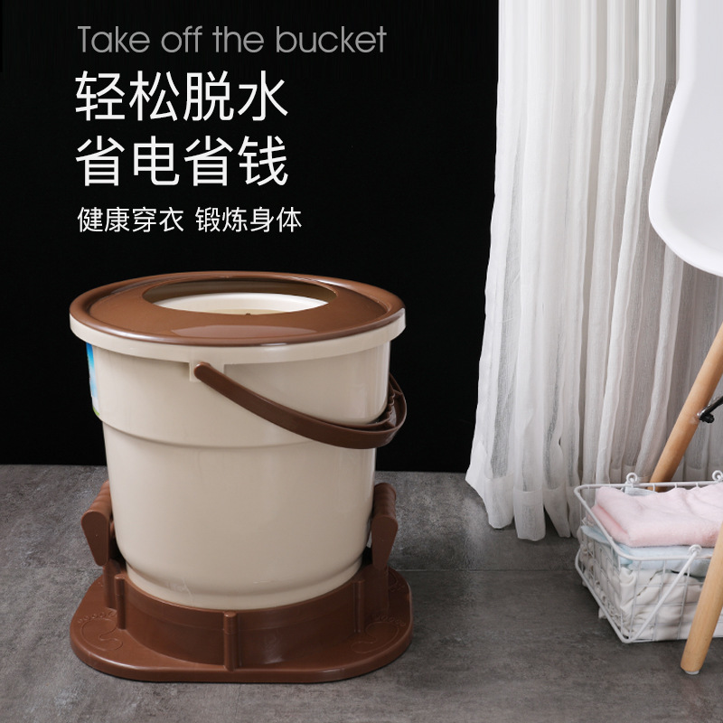Clothes Dehydrator Dormitory Students Manual Laundry-Drier Household Small Spin Mop Bucket Dryer Spin-Dry Machine without Electricity