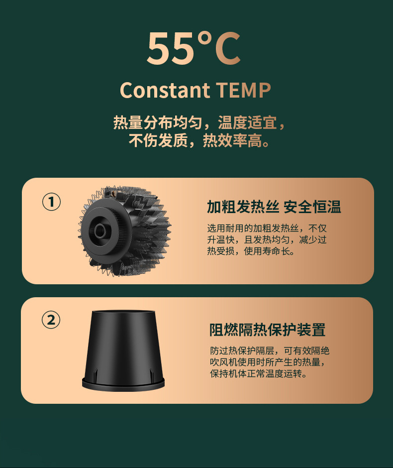 Electric Hair Drier Comb Ion Hair Fluffy Hot Air Comb Straight Hair Curler Artifact Blowing and Combing Three-in-One 220V Cross-Border 110V