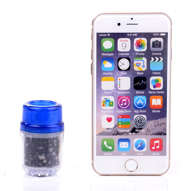 Faucet Medical Stone Water Filter Universal Splash-Proof Shower Retractable Tap Water Water Saving Device Nozzle with Filter Tip