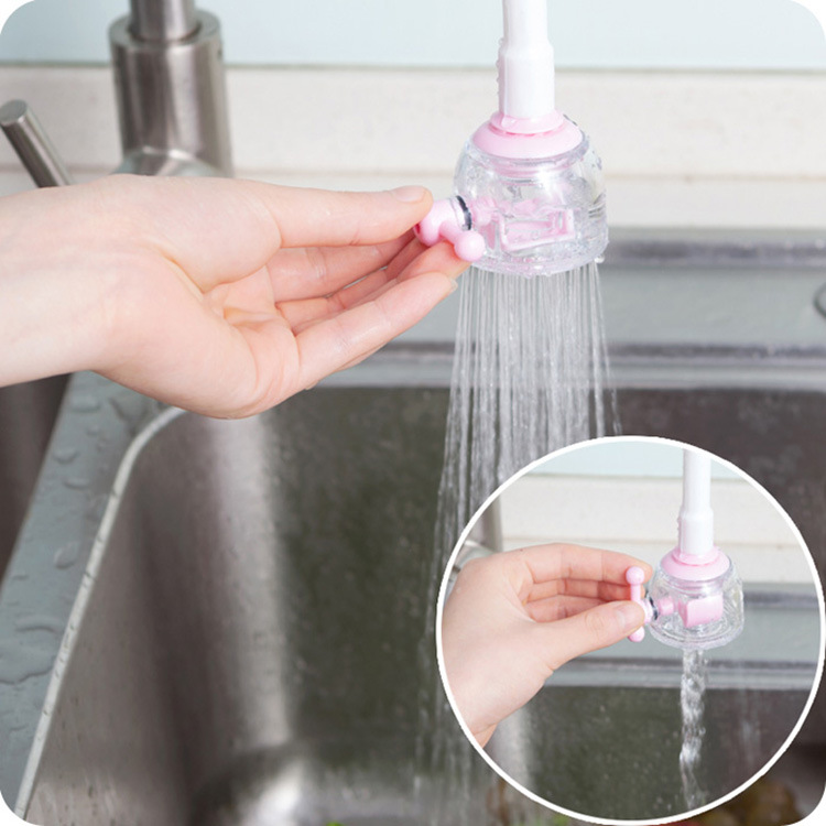 Faucet Medical Stone Water Filter Universal Splash-Proof Shower Retractable Tap Water Water Saving Device Nozzle with Filter Tip