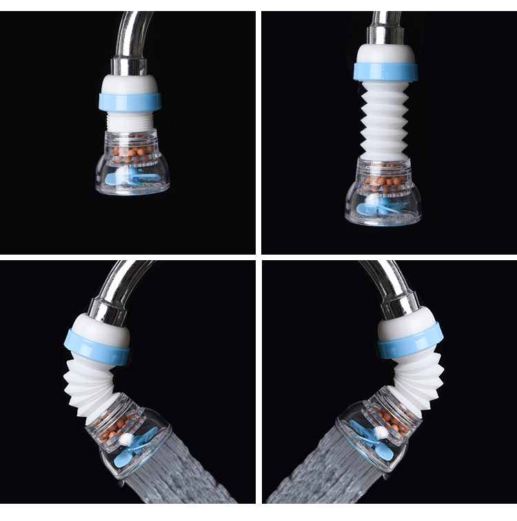 Faucet Medical Stone Water Filter Universal Splash-Proof Shower Retractable Tap Water Water Saving Device Nozzle with Filter Tip Faucet Medical Stone Water Filter Universal Splash-Proof Shower Retractable Tap Water Water Saving Device Nozzle with Filter Tip