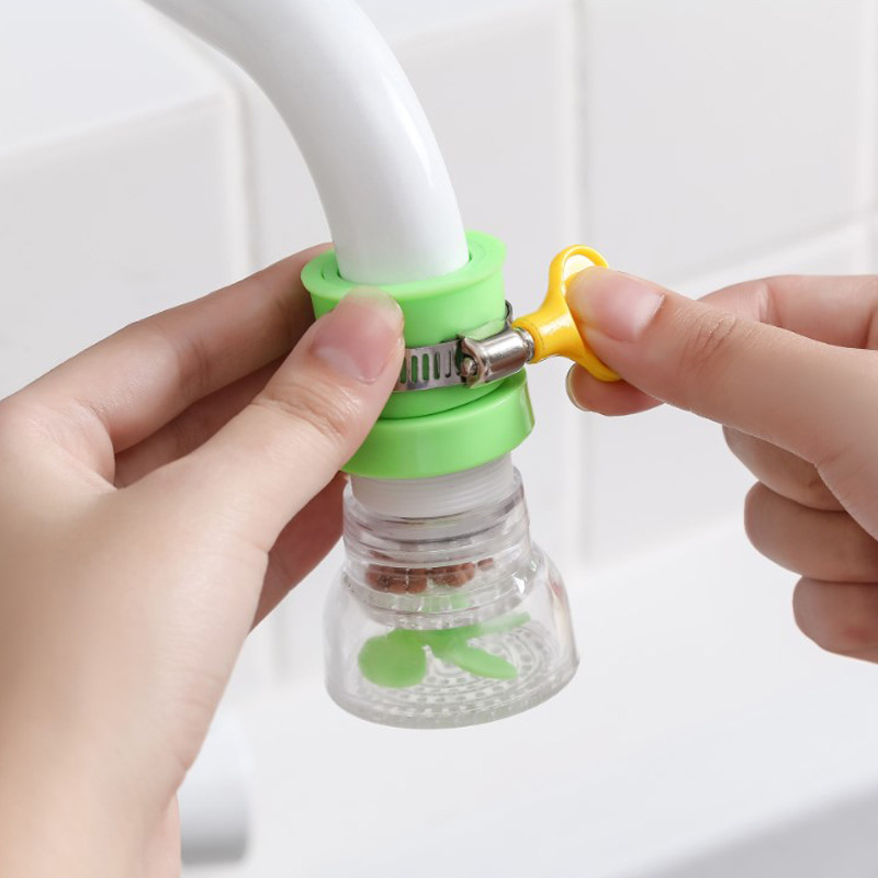 Universal Connector Faucet Filter Kitchen Household Retractable Rotary Splash Proof Water Shower Tap Water Filter Water Purifier