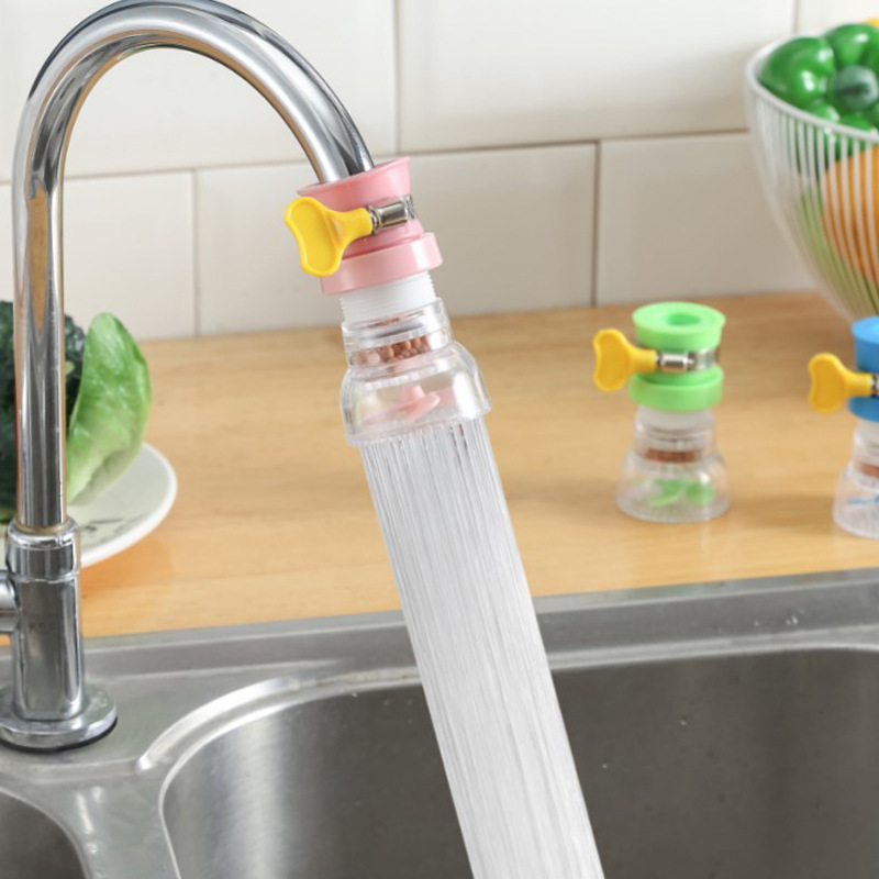 Universal Connector Faucet Filter Kitchen Household Retractable Rotary Splash Proof Water Shower Tap Water Filter Water Purifier