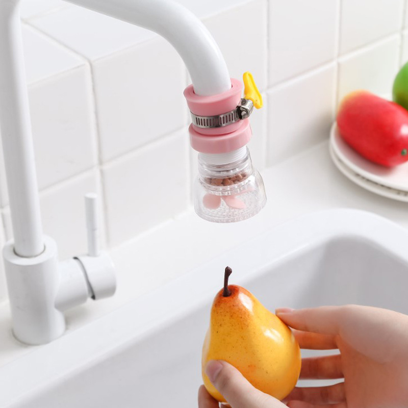 Universal Connector Faucet Filter Kitchen Household Retractable Rotary Splash Proof Water Shower Tap Water Filter Water Purifier