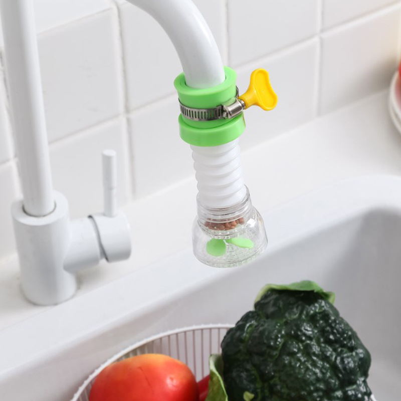 Universal Connector Faucet Filter Kitchen Household Retractable Rotary Splash Proof Water Shower Tap Water Filter Water Purifier