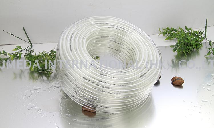 PVC single layer white transparent water pipe garden pipe non-toxic tasteless soft season 9*11 PVC single layer white transparent water pipe garden pipe non-toxic tasteless soft season 9*11