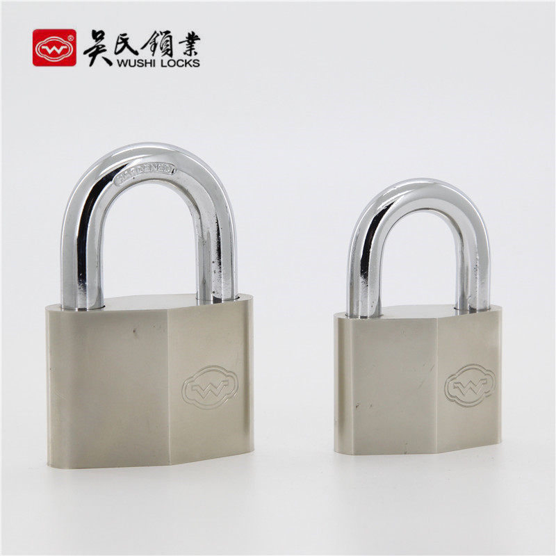 Stainless Steel Rhombus Padlock Household Anti-Rust Door Lock Universal Anti-Theft Anti-Pry Lock