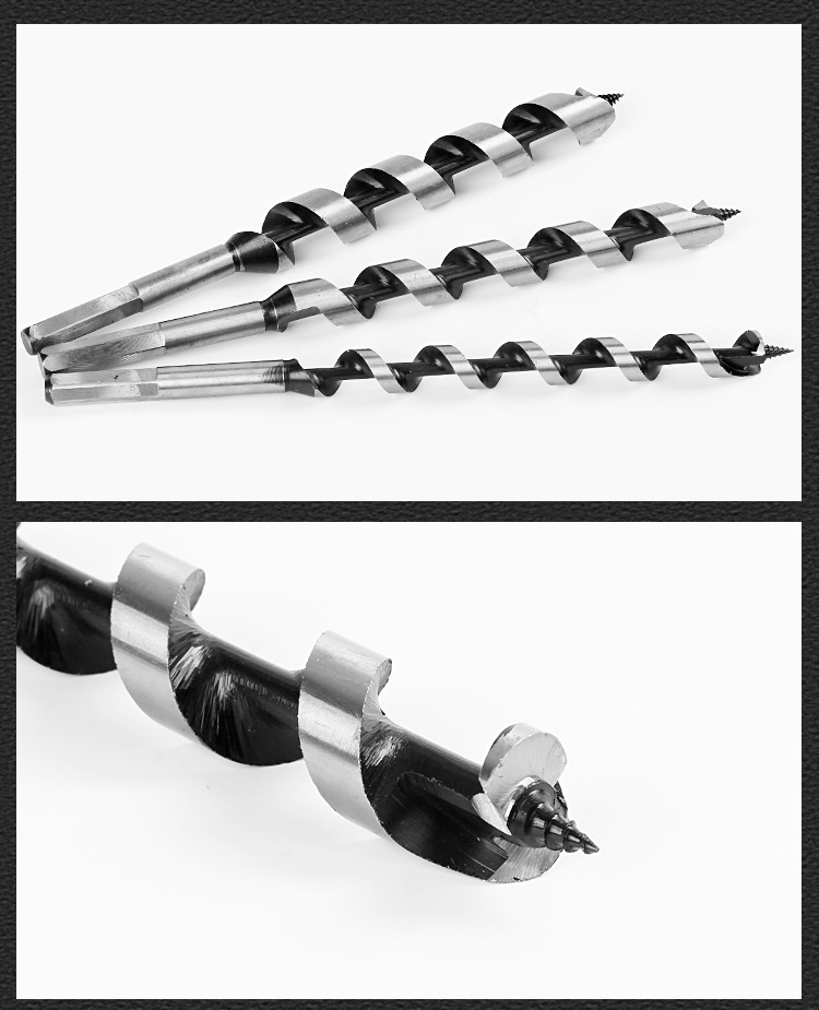 Lengthened Woodworking Brad Point Drill Bits-Head Hexagonal Handle Twist Wood Tapper Wood Door Lock Reaming Eyelet Tool Lengthened Woodworking Brad Point Drill Bits-Head Hexagonal Handle Twist Wood Tapper Wood Door Lock Reaming Eyelet Tool
