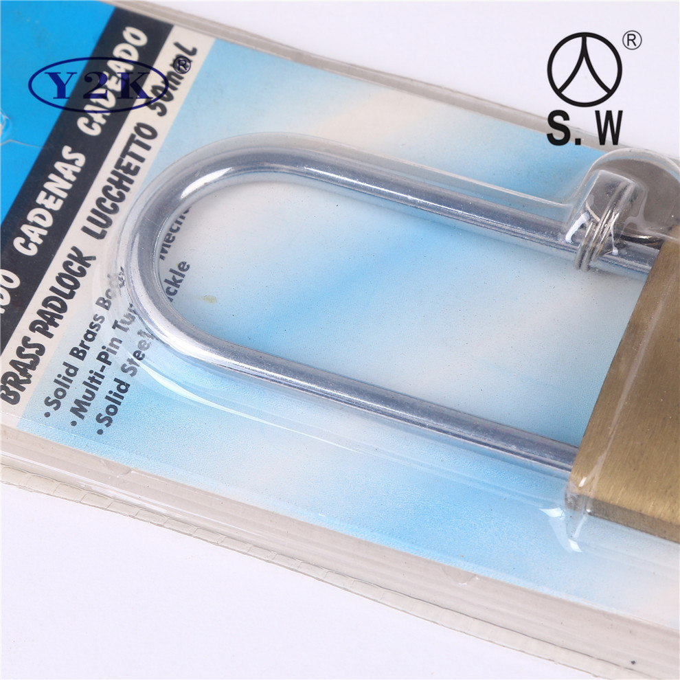 Long and Short Beam Copper Padlock Cabinet Door Lock Security Lock Luggage Lock Power Lock Can Be Opened Universal Double Bubble Packaging