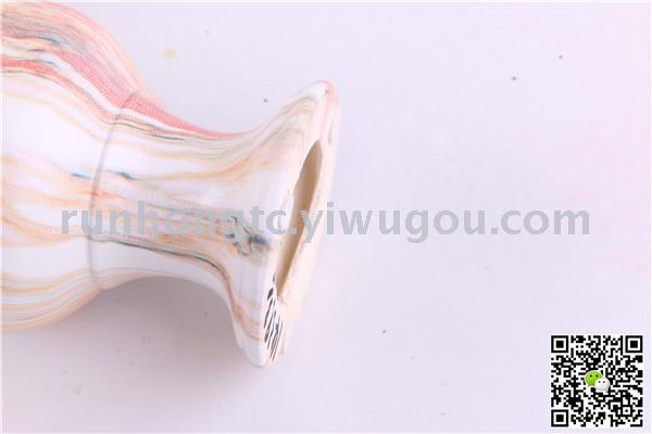 Hot style wood grain marble grain Arab ceramic incense burner carbon stove home crafts