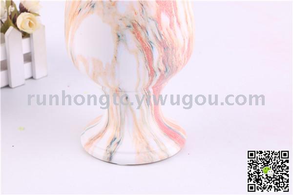 Hot style wood grain marble grain Arab ceramic incense burner carbon stove home crafts