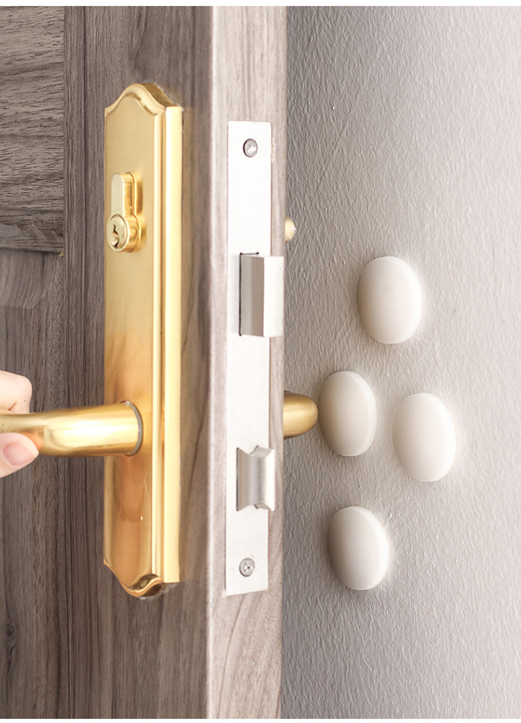 Niheshi 2343 silicone door back wall anti-collision mat door handle anti-collision stick door lock protection pad anti-collision shock-proof pad Niheshi 2343 silicone door back wall anti-collision mat door handle anti-collision stick door lock protection pad anti-collision shock-proof pad