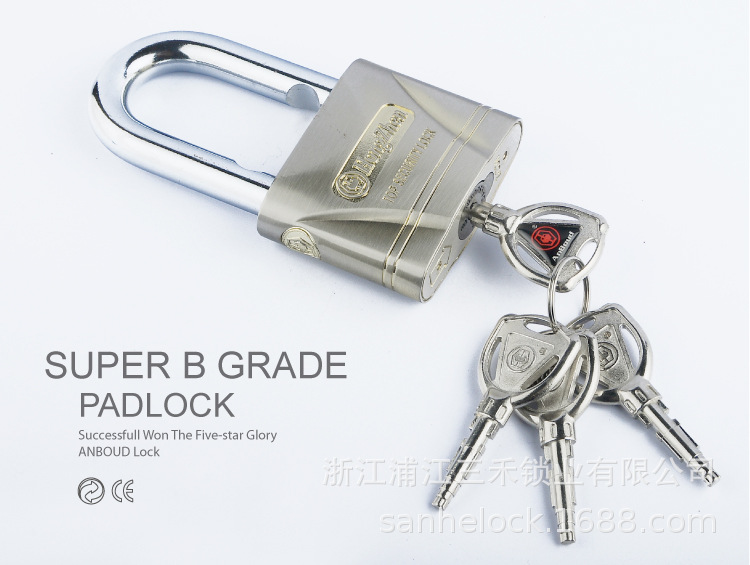 Zinc Alloy Door Lock Padlock Security Lock European-Style Padlock Lock