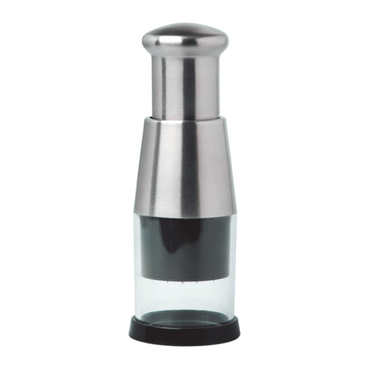 Stainless Steel Hand Pressure Chopper Pressing Cutter Kitchen Multi-Functional Ginger and Garlic Chopper Cut Onion Cutter Vegetable Cracker