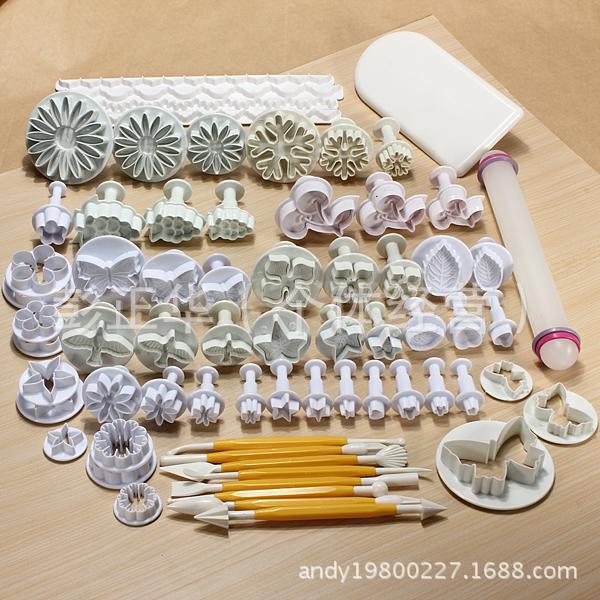 Baking Tools 17 88-Piece Set 22 108-Piece Set Fondant Cake Biscuit Set Mold Spring Pressure Printing Baking Tools 17 88-Piece Set 22 108-Piece Set Fondant Cake Biscuit Set Mold Spring Pressure Printing