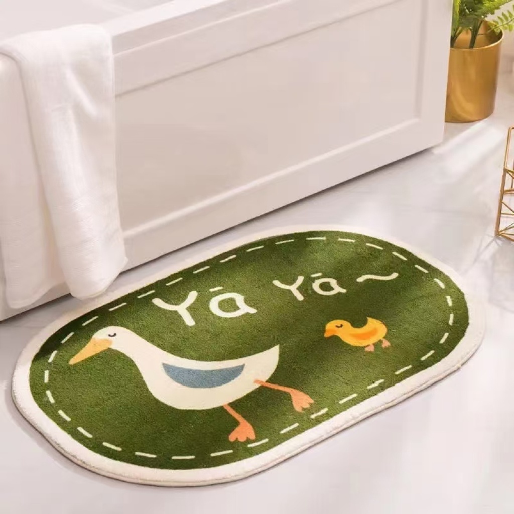 Wholesale New Cartoon Cute Style Door Mat Home Cartoon Children's Room Bedroom 3D Oval Carpet Wholesale New Cartoon Cute Style Door Mat Home Cartoon Children's Room Bedroom 3D Oval Carpet
