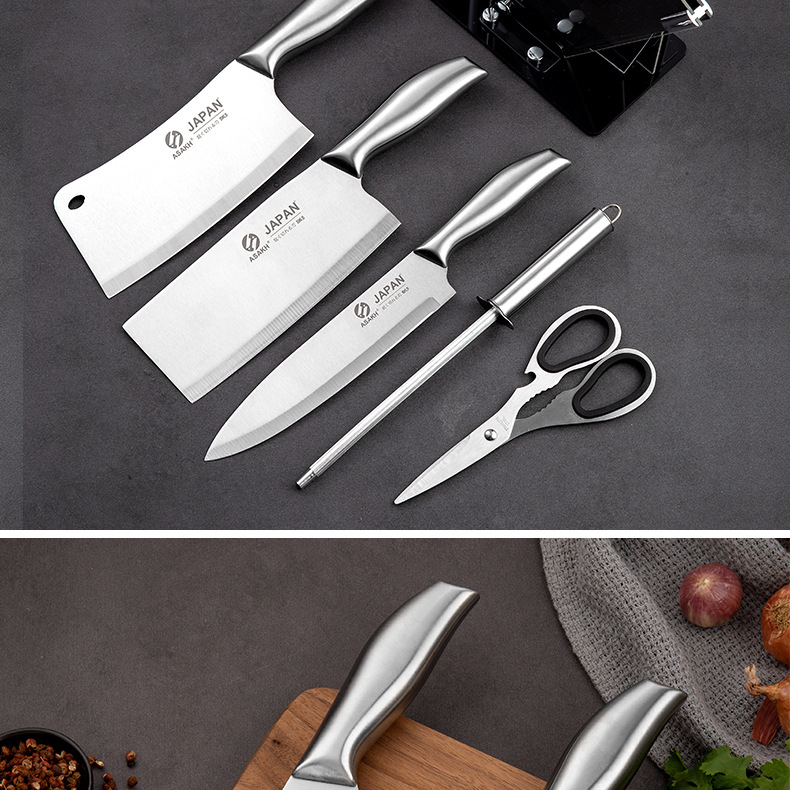 Hollow Handle Stainless Steel 5-Piece Knife Set Kitchen Household Knife Cutting Knife Gift Knife Set Kitchen Knife Set Hollow Handle Stainless Steel 5-Piece Knife Set Kitchen Household Knife Cutting Knife Gift Knife Set Kitchen Knife Set