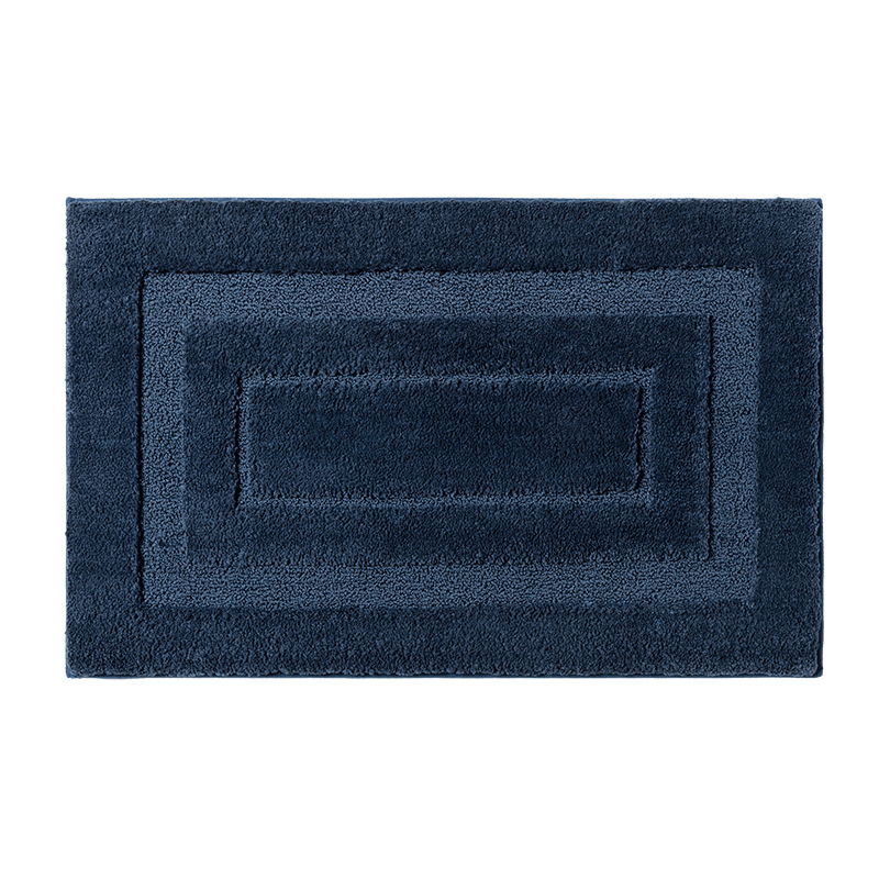 Flocking Pattern Carpet Tufted Floor Mats Flocking Ground Mats Household Bedroom Bathroom Door Non-Slip Absorbent Floor Mat