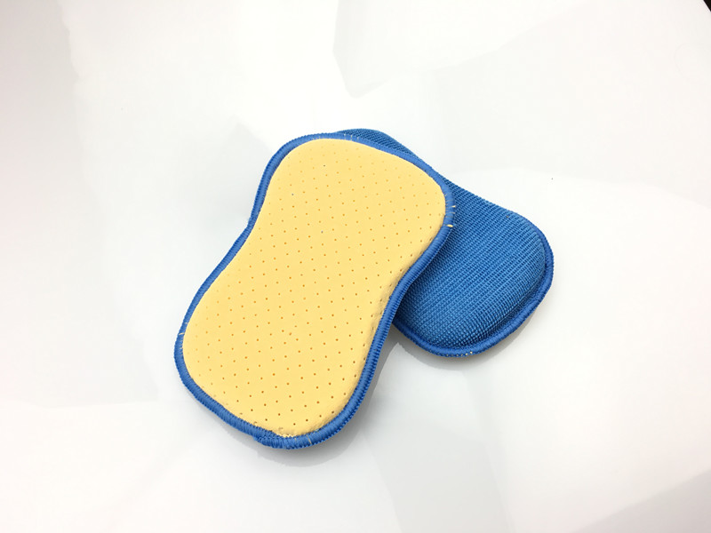 Microfiber composite dual-use exports eight-shaped sponge sponge to wipe the glass clean car sponge