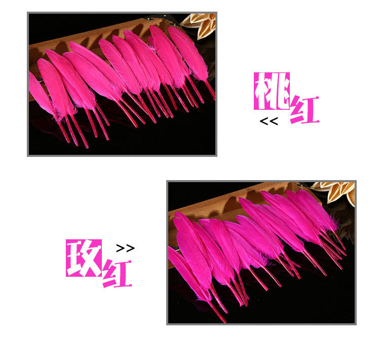 A Multicolor Supply craft small straight knife Feather Wholesale Diy knife Feather Children handmade materials