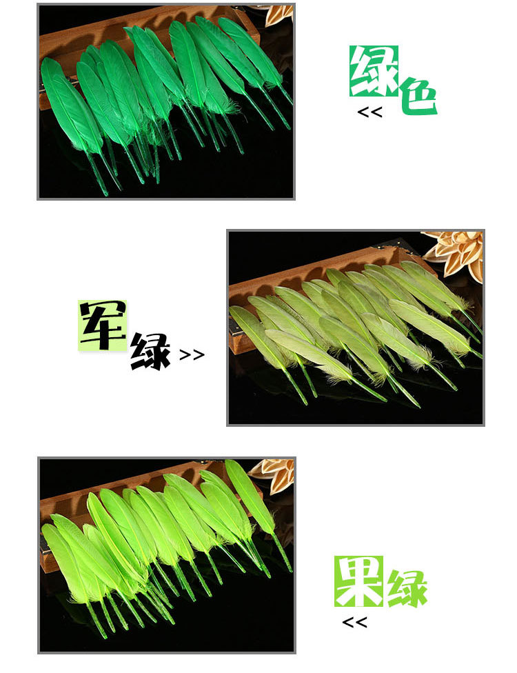 A Multicolor Supply craft small straight knife Feather Wholesale Diy knife Feather Children handmade materials