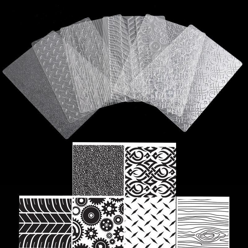 6-Piece Fondant Impression Tire Texture Embossing Mold Cake Biscuit Baking Decorative Pad