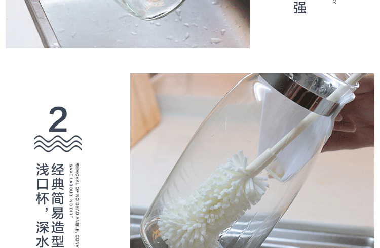 Sponge milk bottle brush clean cup brush pot brush thermos cup long and short bingbing Japanese kettle brush Sponge milk bottle brush clean cup brush pot brush thermos cup long and short bingbing Japanese kettle brush