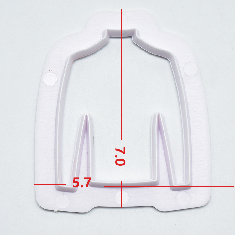 DIY Baking Christmas Clothes Men and Women Cutter Fondant Brickearth Plastic Clothes Cutter Biscuit Mold