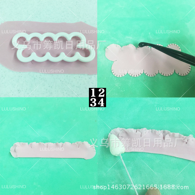 DIY Baking Christmas Clothes Men and Women Cutter Fondant Brickearth Plastic Clothes Cutter Biscuit Mold