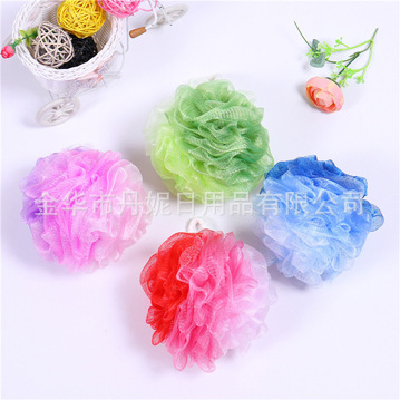  direct sale hot style hot sell bath ball high quality fine mesh gradient bath flowers rich foam bath essential