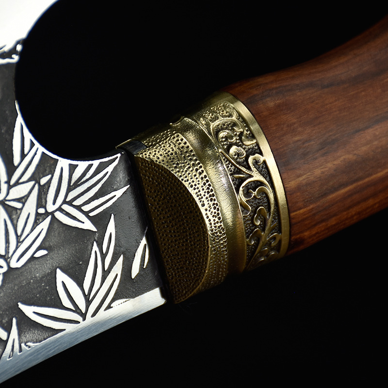 Kitchen Knife HandForged Slicing Knife Chopper Knife Ghost Hand Sharp Bone Cutting Knife Arc Chef Kitchen Knife