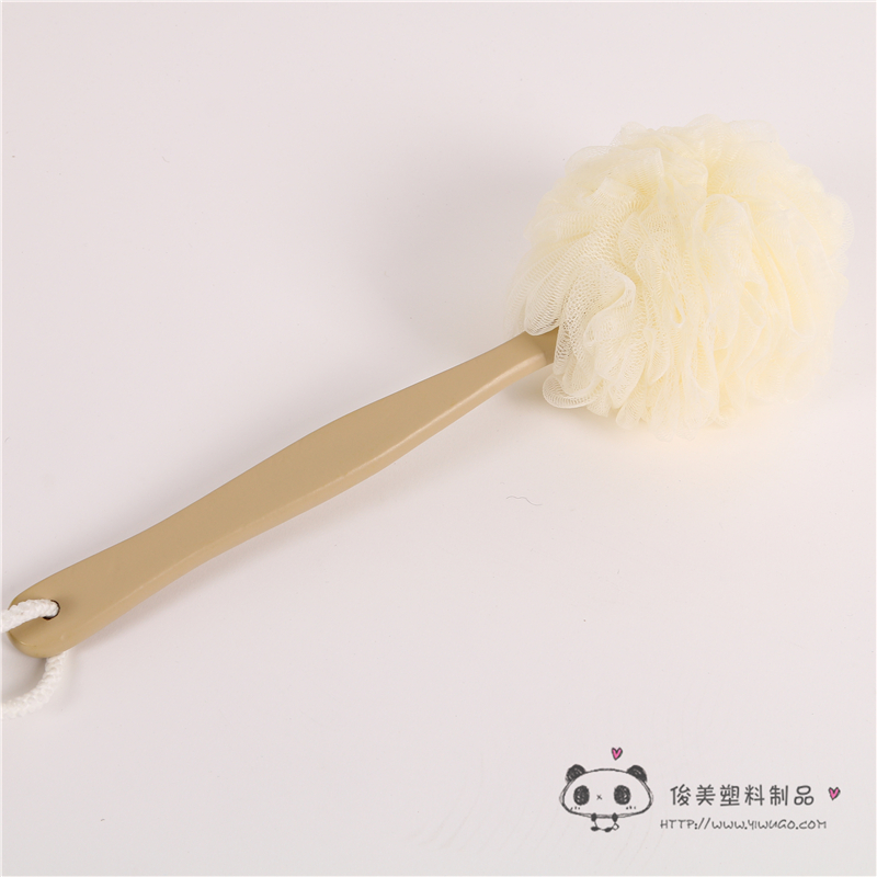 Bath ball Korean style long handle bath brush for adult thickened handle back bath ball bath brush