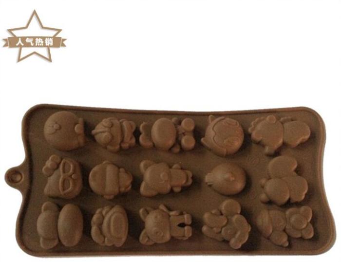 Cake baking mold big mouth monkey kt cat cake mold silicone chocolate mold