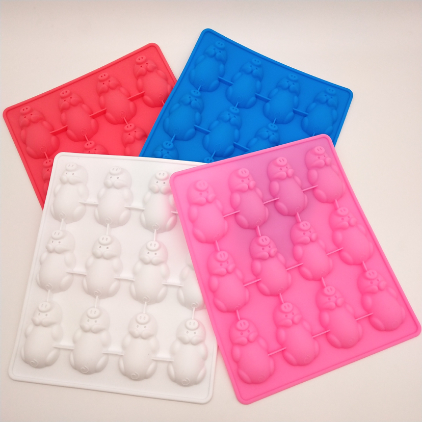 New Pink Pig Dad Pink Pig Silicone Cake Mold Pig Cake Mold Model TV New Pink Pig Dad Pink Pig Silicone Cake Mold Pig Cake Mold Model TV