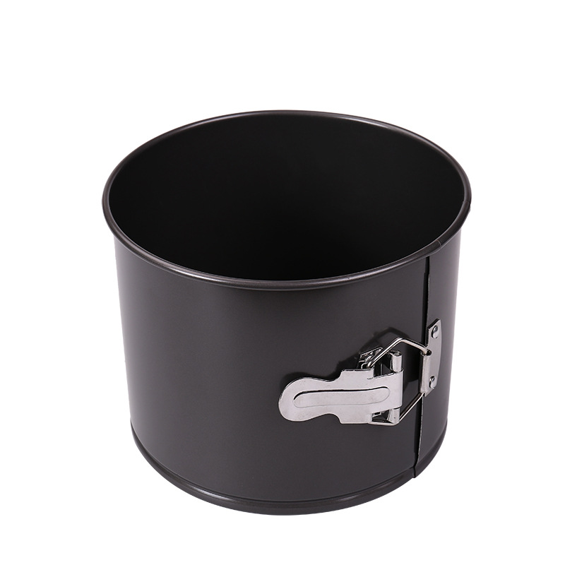 Heighten and Thicken round Buckle Detachable Cake Mold Non-Stick Lock Cake Mold Household Carbon Steel Ovenware Baking Tools