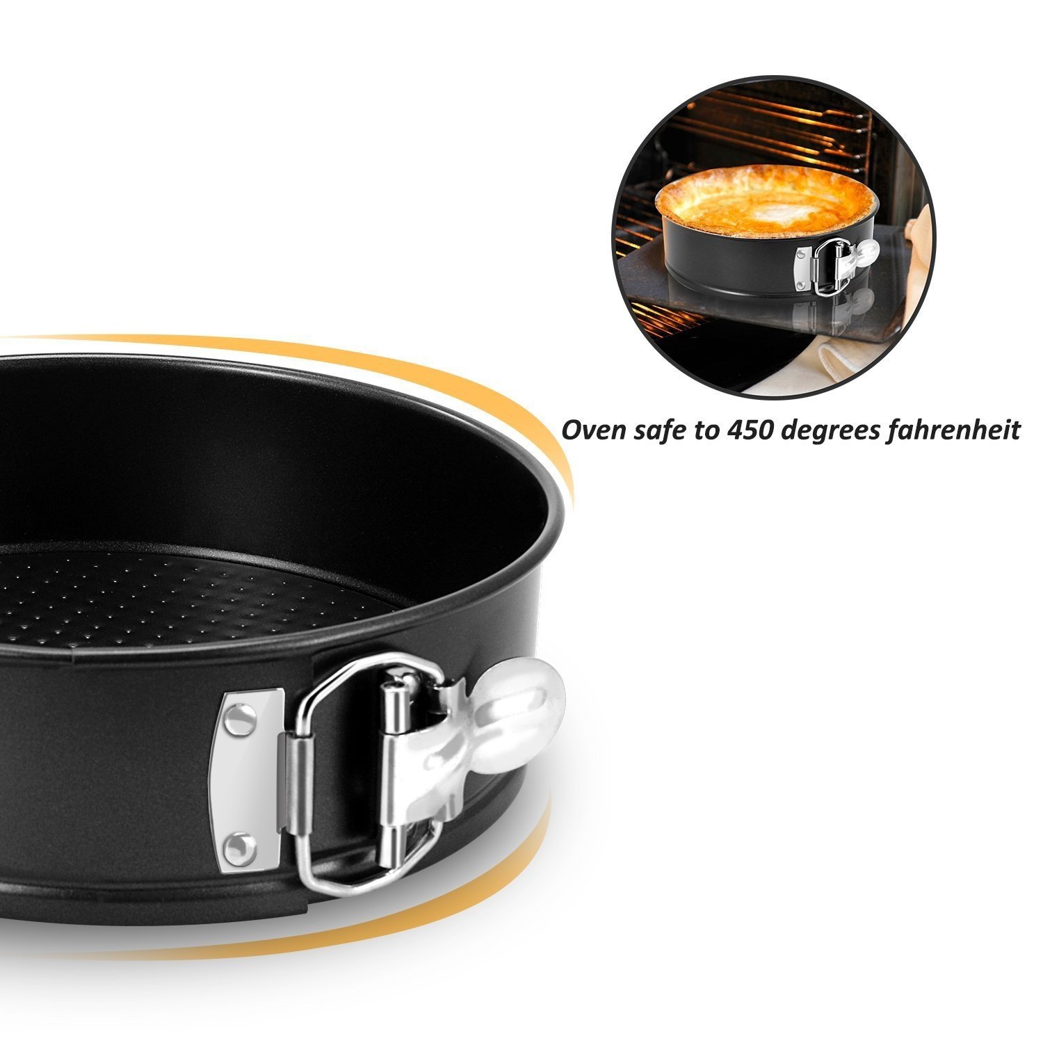 Non-Stick Live Bottom Separable Mold 7 In18cm Cake Mold Qi Feng Cake Baking Utensils round Honeycomb Cake Mold Non-Stick Live Bottom Separable Mold 7 In18cm Cake Mold Qi Feng Cake Baking Utensils round Honeycomb Cake Mold