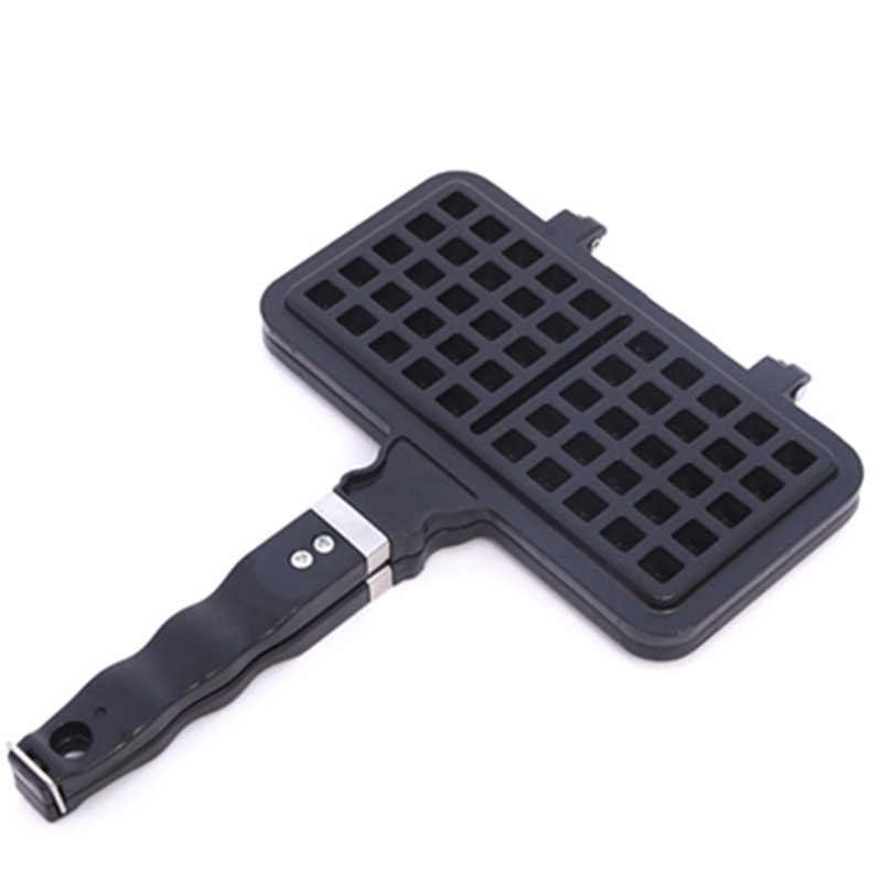 Home DIY Biscuit Baking Mold Waffle Cake Mold Gas Egg Waffle Square Ovenware Tool