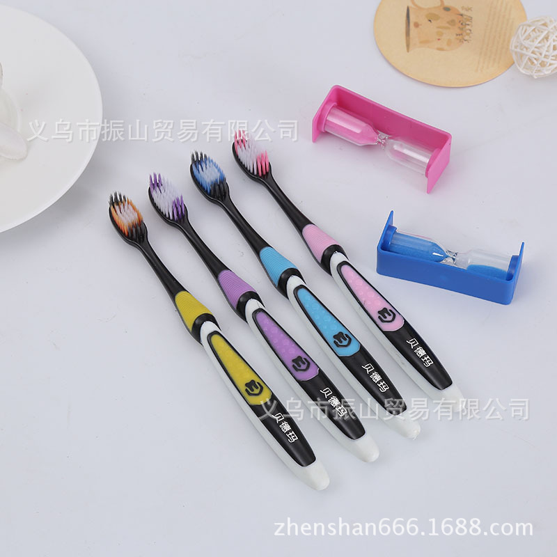 Bdm6668 Scientific Brush Toothbrush Couple Clothes Gift 3 Minutes Hourglass Soft Silk Cotton Fine Toothbrush Bdm6668 Scientific Brush Toothbrush Couple Clothes Gift 3 Minutes Hourglass Soft Silk Cotton Fine Toothbrush
