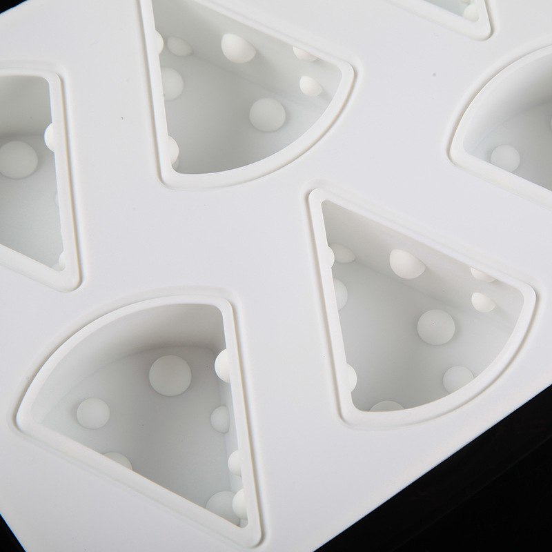 Silicone 8-Piece Cheese Cheese Mousse Cake Mold Silicone Mold Cake Mold Baking Homemade Simple DIY Mold