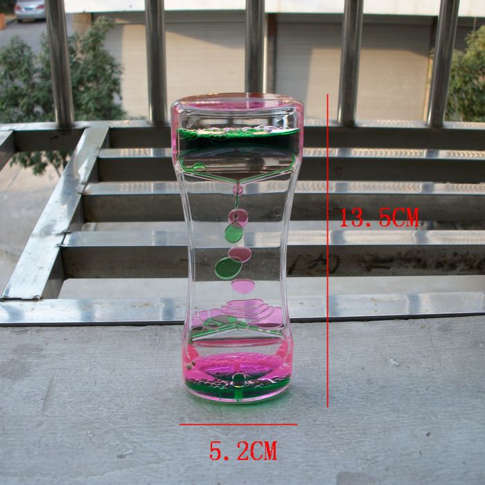 Wholesale Kg41 Two-Color Liquid Oil Leakage Oil Drops Hourglass Timer Decompression Crafts Creative Gift Decoration Wholesale Kg41 Two-Color Liquid Oil Leakage Oil Drops Hourglass Timer Decompression Crafts Creative Gift Decoration