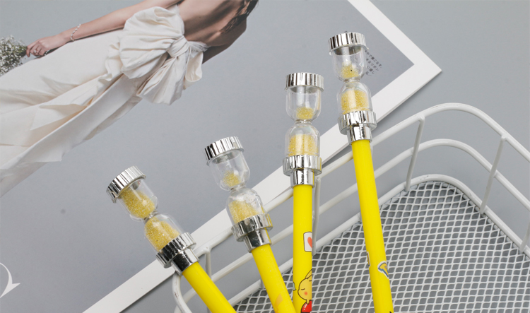 Pikachu Hourglass Gel Pen Creative Cartoon Cute Pupils' Stationery Children's Prizes Whole Class Gift Wholesale Pikachu Hourglass Gel Pen Creative Cartoon Cute Pupils' Stationery Children's Prizes Whole Class Gift Wholesale