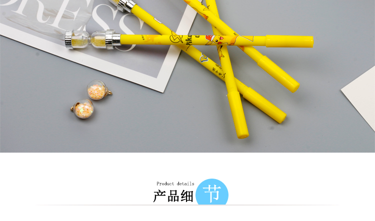Pikachu Hourglass Gel Pen Creative Cartoon Cute Pupils' Stationery Children's Prizes Whole Class Gift Wholesale Pikachu Hourglass Gel Pen Creative Cartoon Cute Pupils' Stationery Children's Prizes Whole Class Gift Wholesale