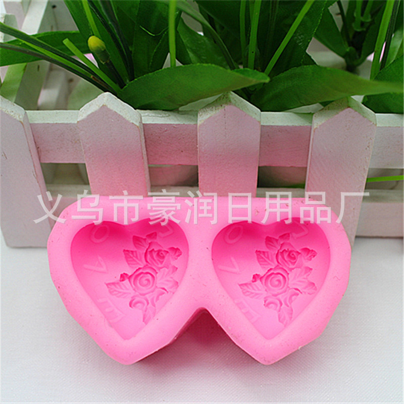 Baking mold LOVE rose silicone mold sugar cake mold DIY chocolate mold Baking mold LOVE rose silicone mold sugar cake mold DIY chocolate mold