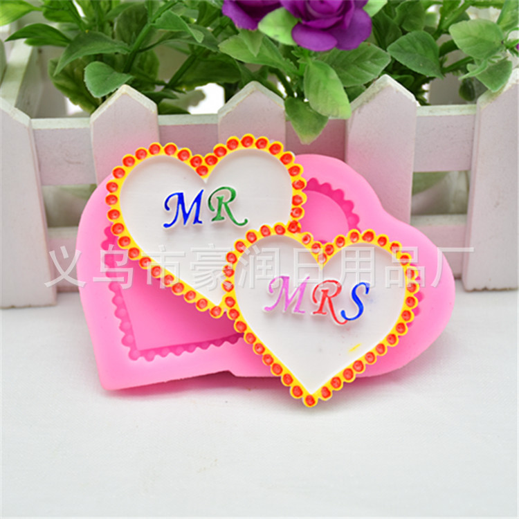 Baking mold LOVE rose silicone mold sugar cake mold DIY chocolate mold Baking mold LOVE rose silicone mold sugar cake mold DIY chocolate mold