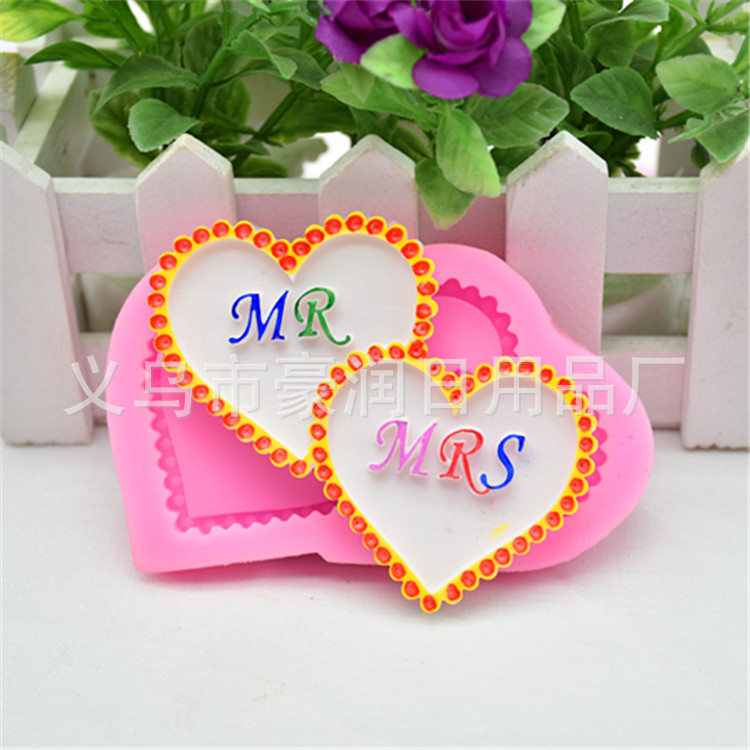 Baking mold LOVE rose silicone mold sugar cake mold DIY chocolate mold Baking mold LOVE rose silicone mold sugar cake mold DIY chocolate mold