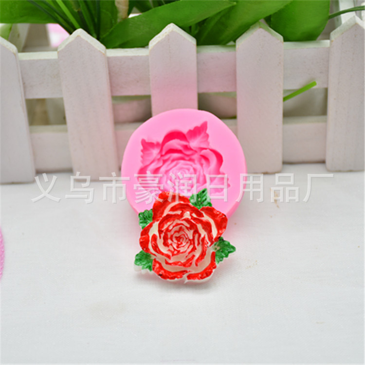 Baking mold LOVE rose silicone mold sugar cake mold DIY chocolate mold Baking mold LOVE rose silicone mold sugar cake mold DIY chocolate mold
