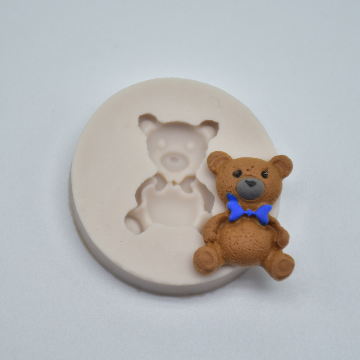 Bear silicone cake mold turning sugar cake chocolate ultra light clay decorative mold DIY baking mold